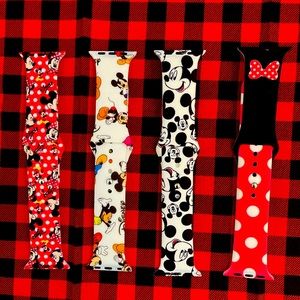 Mickey and Minnie watch bands for Apple watches. 38/40 mm